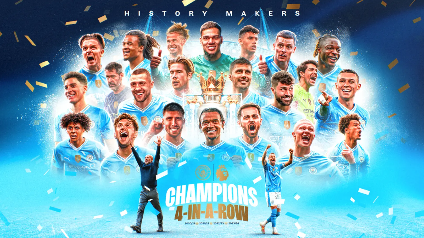 Manchester City win record-breaking Premier League title